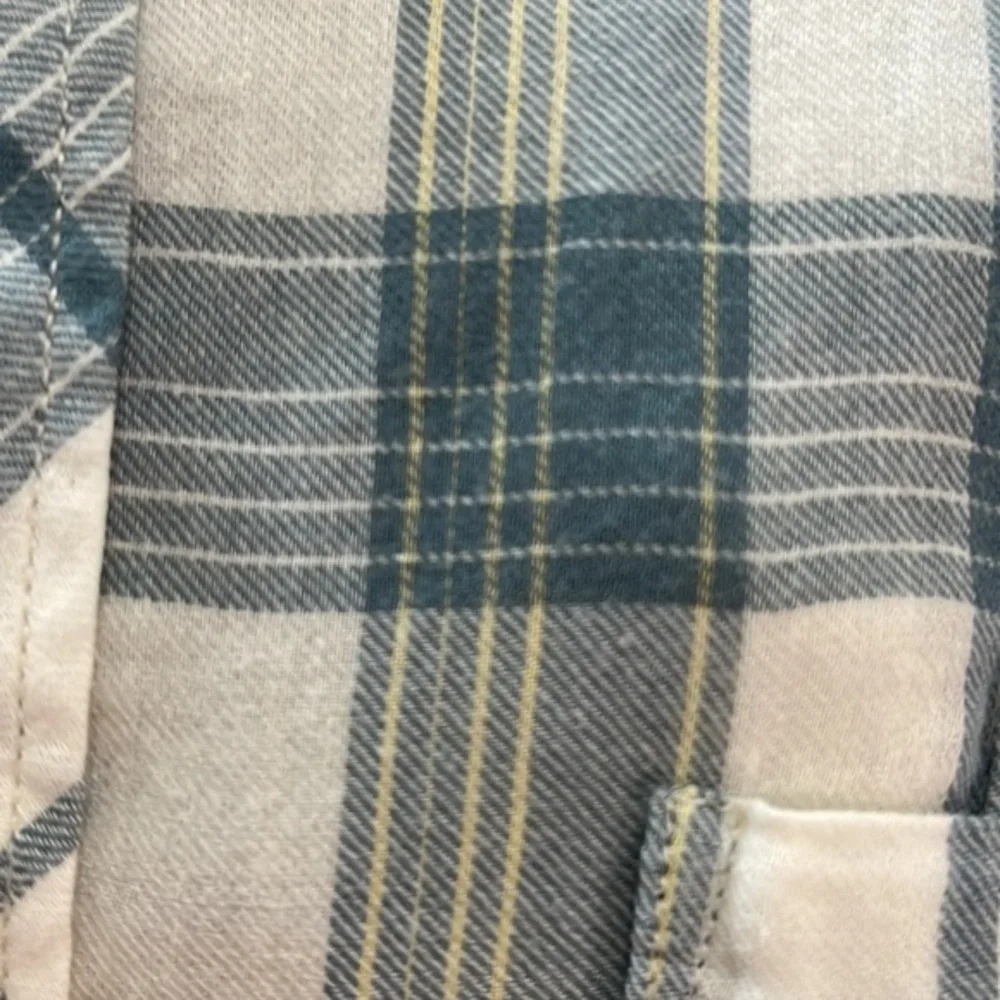 Men's The North Face Plaid Casual Hiking Button Down Shirt Size Large EUC #7135